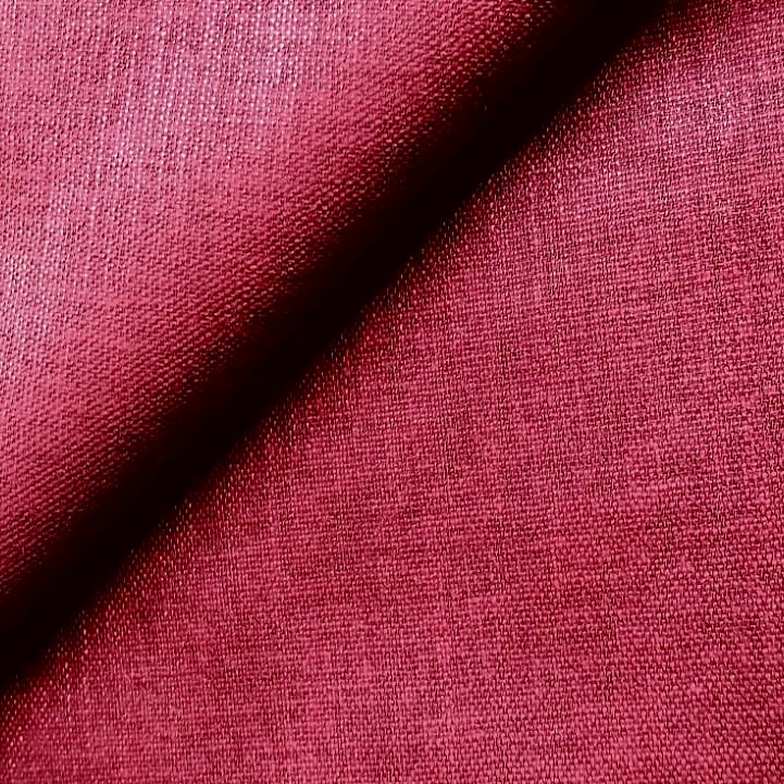Wine Maroon Premium Linen Fabric for Kurti, Blouse & Dress Material | Soft Breathable Linen Cloth