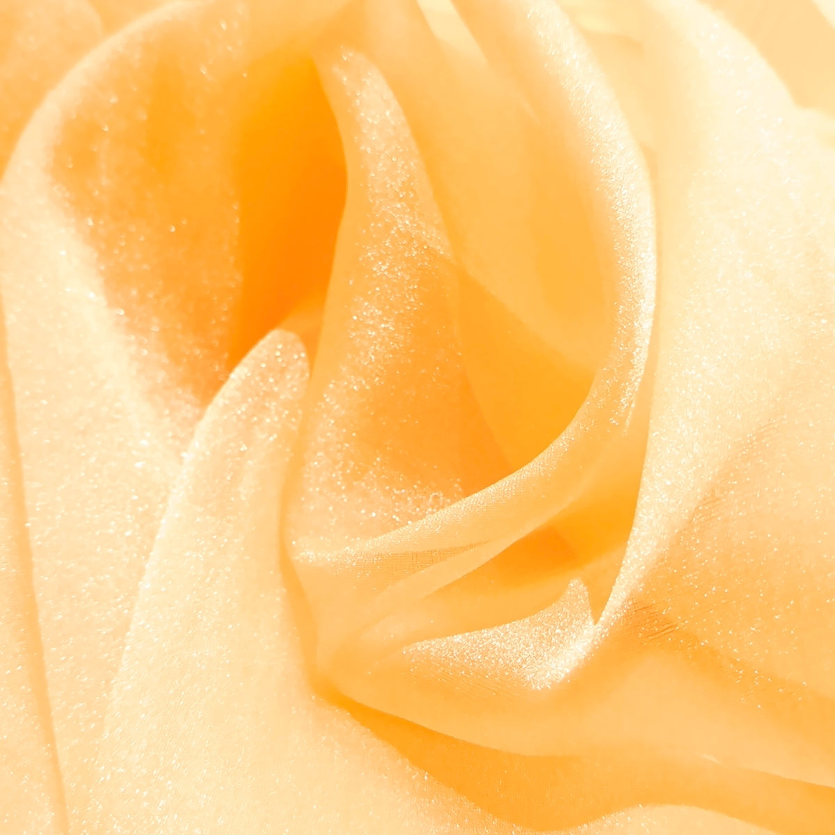Yellow Organza Zari Fabric 1 Meter | Lightweight Sheer Designer Fabric for Saree, Dupatta, Blouse & Ethnic Wear
