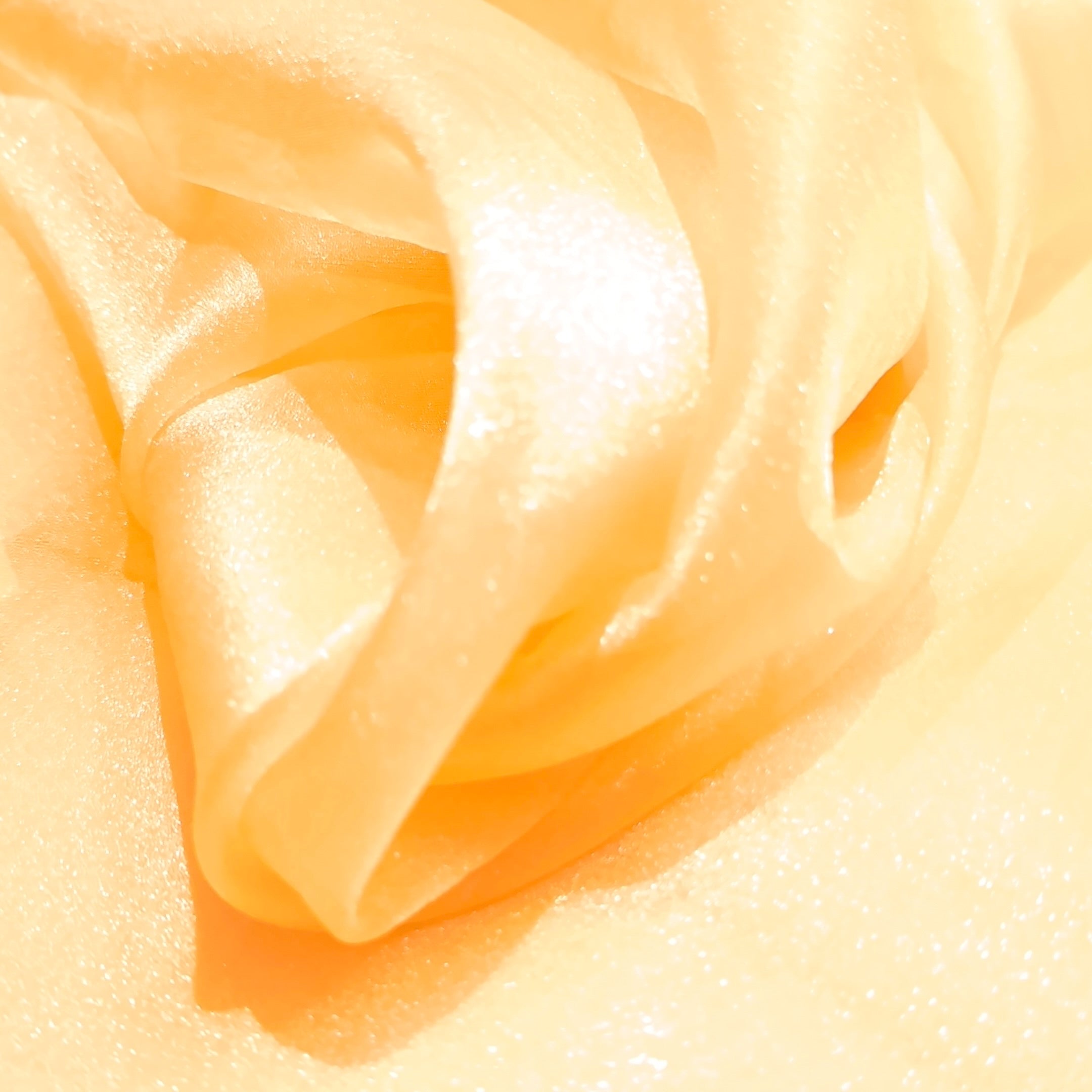 Yellow Organza Zari Fabric 1 Meter | Lightweight Sheer Designer Fabric for Saree, Dupatta, Blouse & Ethnic Wear