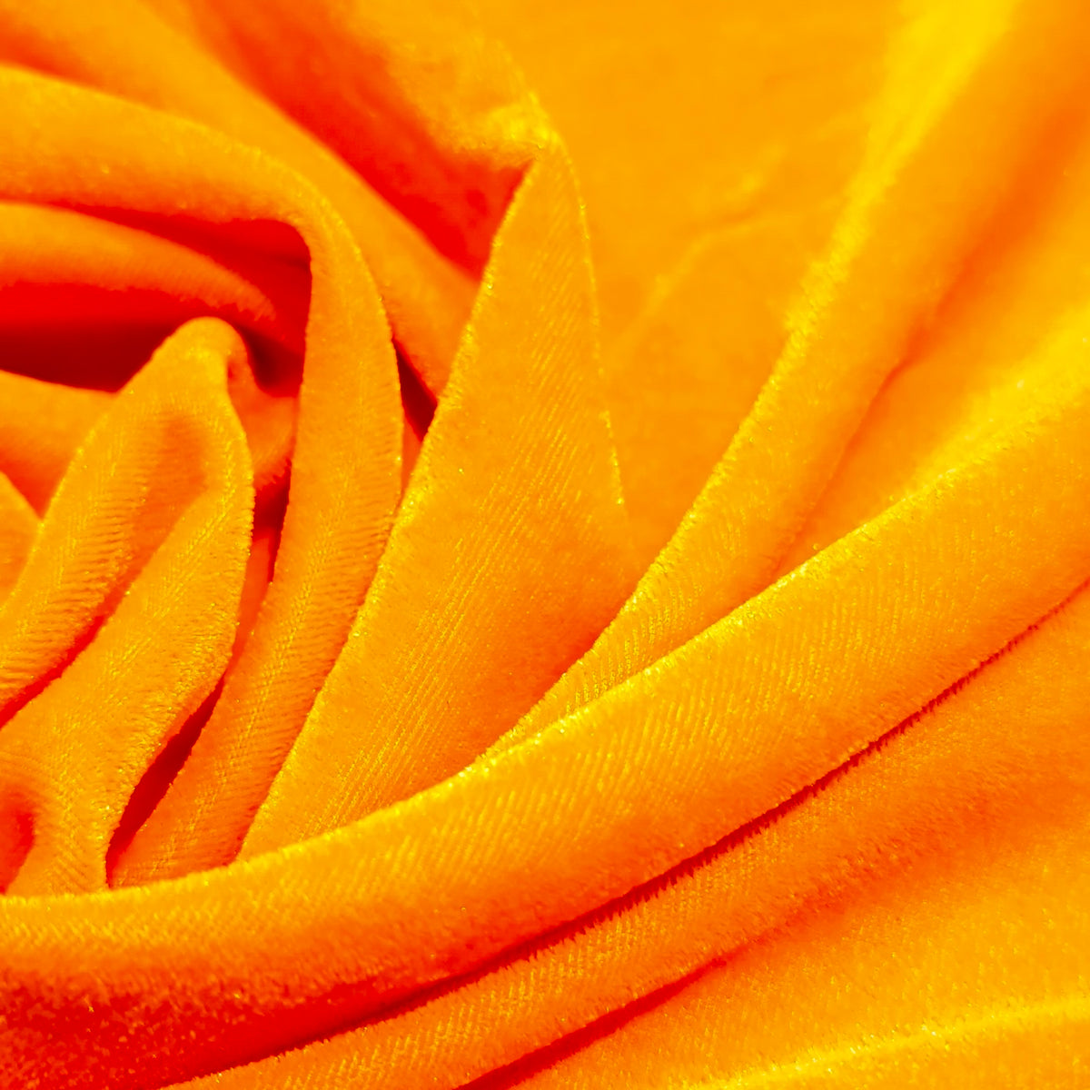 Solid Velvet Fabric for Blouse – Plain Unstitched Velvet Cloth – Yellow – 1 Meter