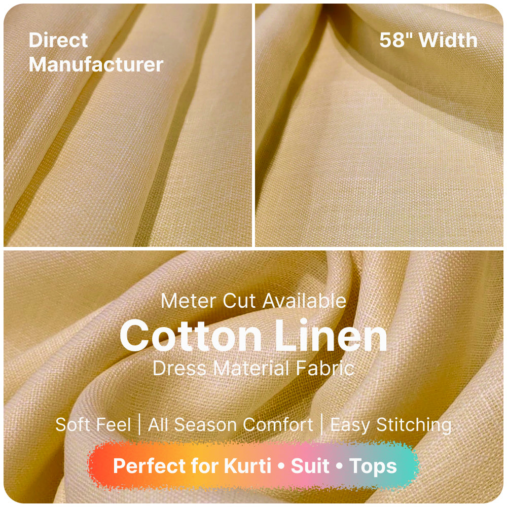 Light Beige Linen Fabric for Kurti, Blouse & Dress | Premium Linen Cloth Online Light Beige Linen Fabric for Kurti, Blouse & Dress | Premium Linen Cloth Online