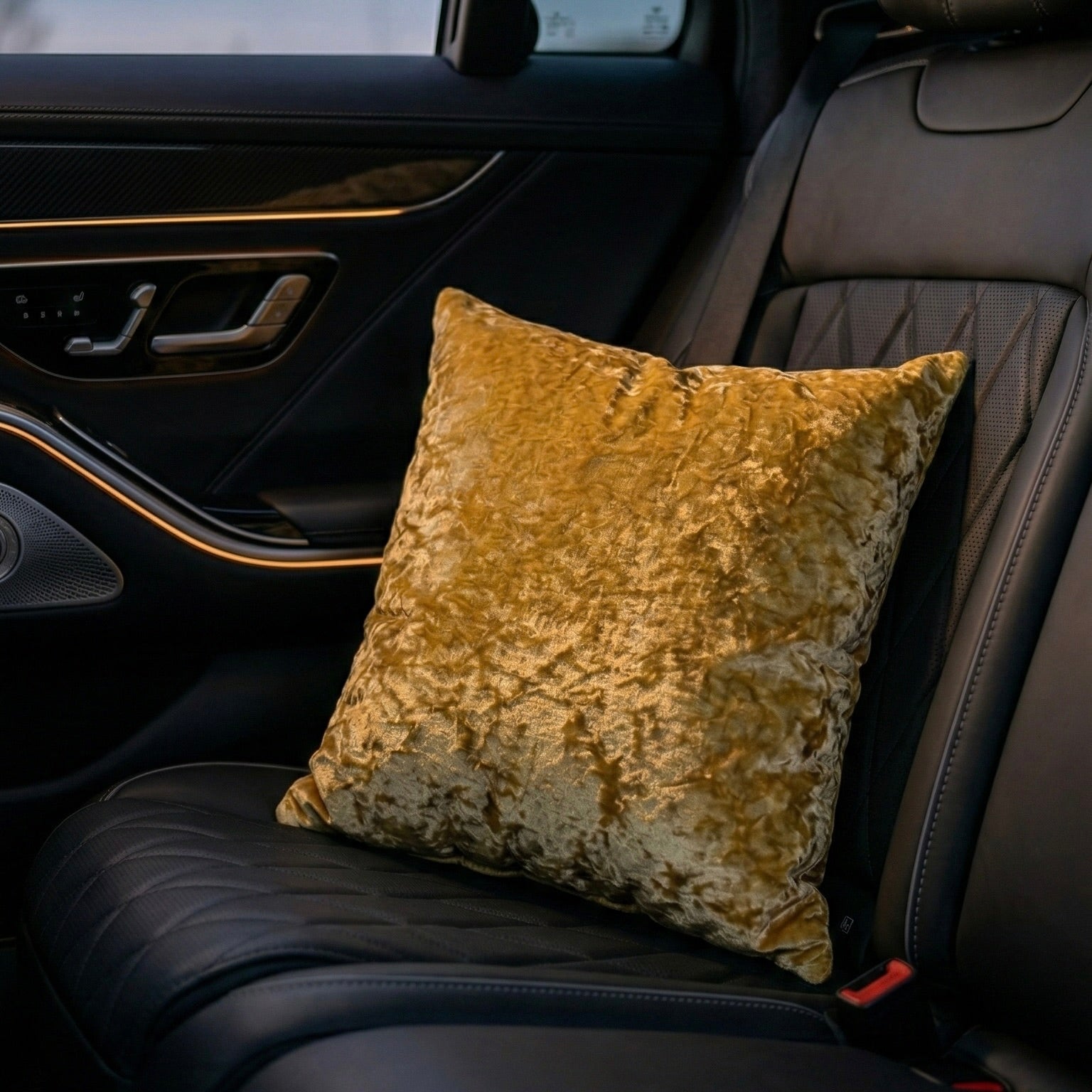 Gold Velvet Cushion | Luxury Decorative Cushion for Sofa