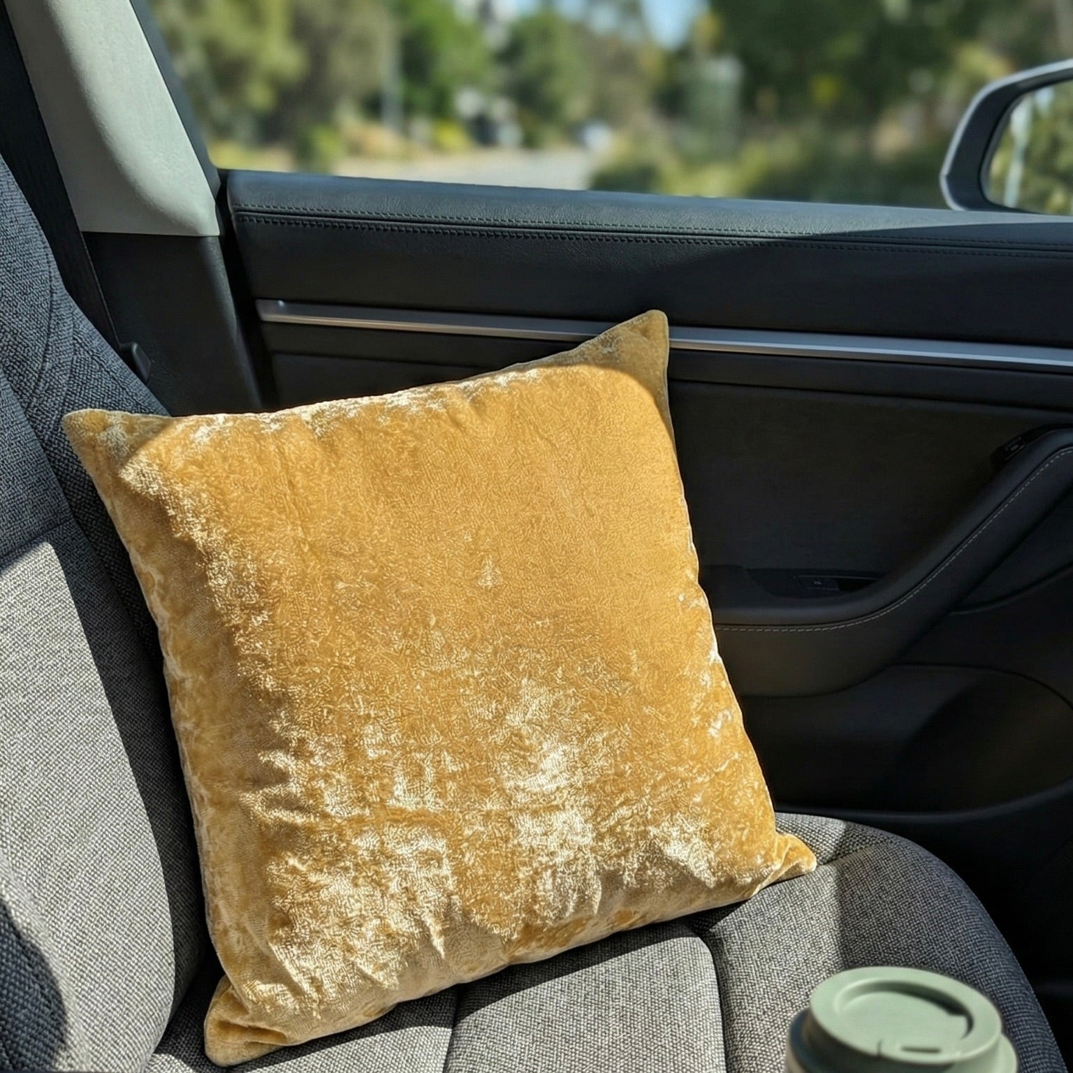 Gold Velvet Cushion | Luxury Decorative Cushion for Sofa