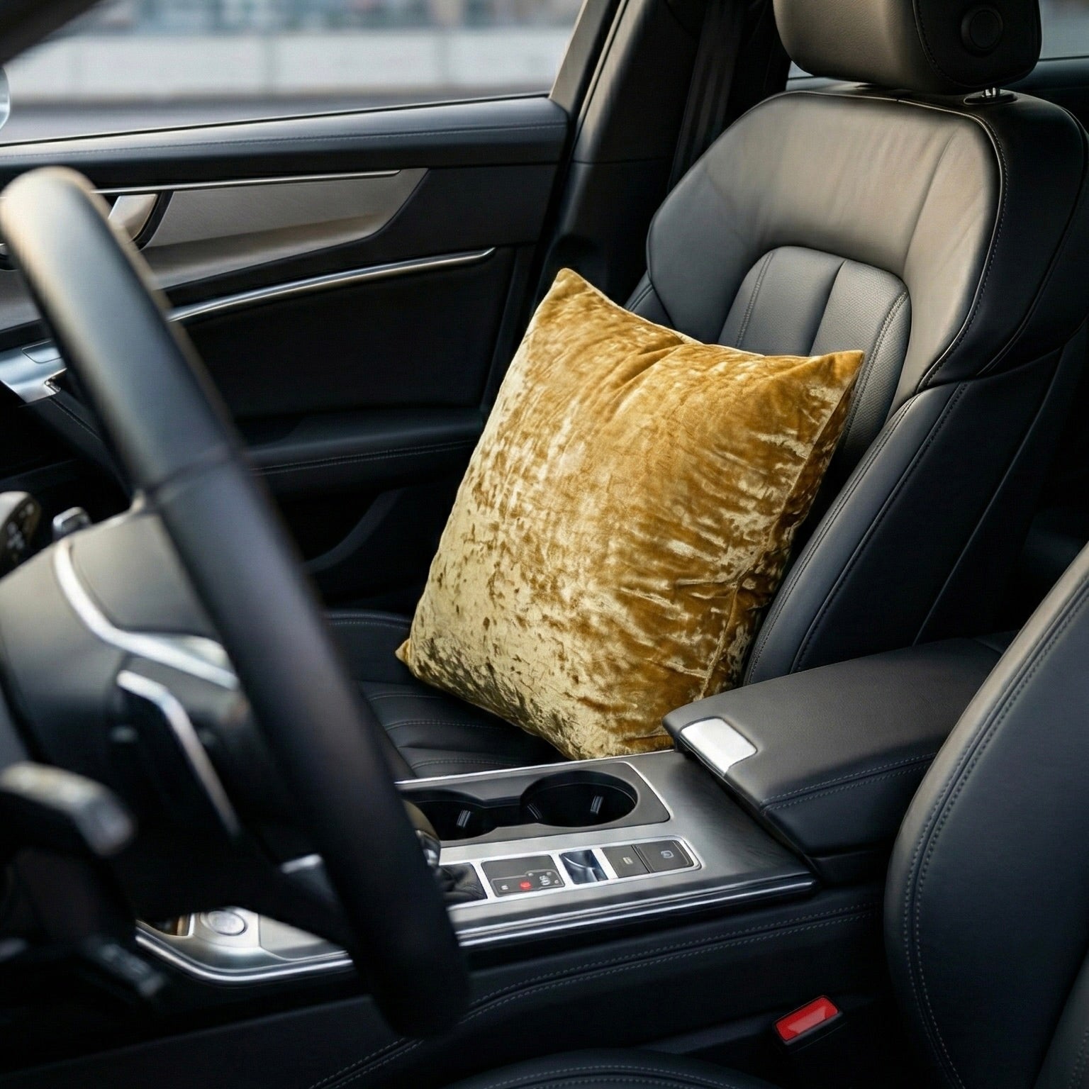 Gold Velvet Cushion | Luxury Decorative Cushion for Sofa