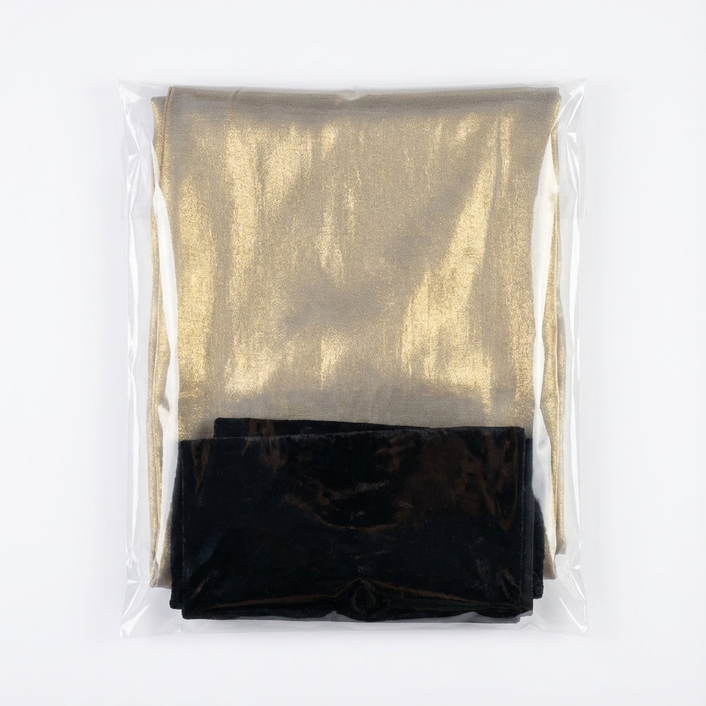 Golden fandy saree paired with velvet blouse for festive ethnic styling