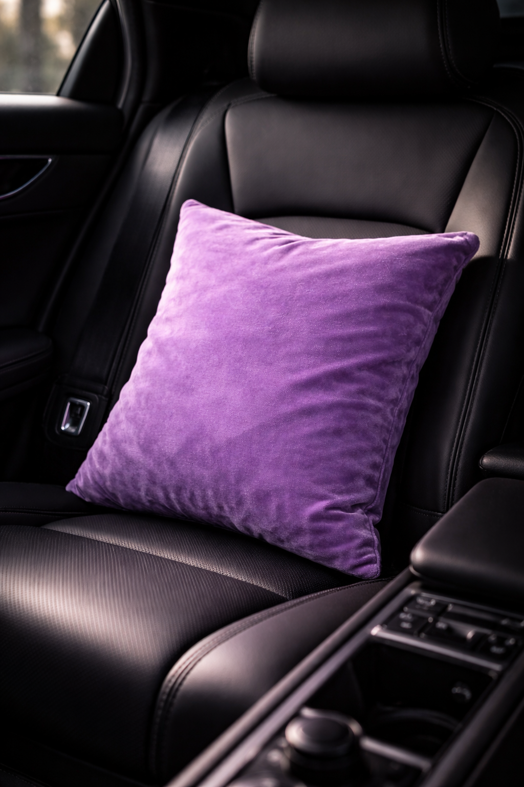 Elegant Lavender Velvet Cushion for Sofa & Living Room Decor