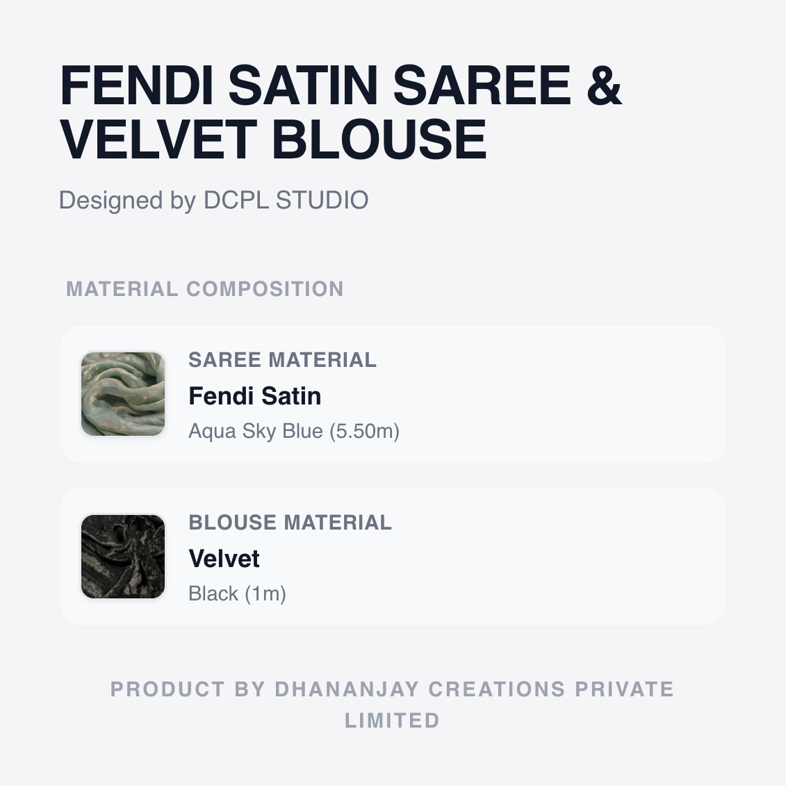 Firozi Fandy Saree with Velvet Blouse | Rich Look Ethnic Saree