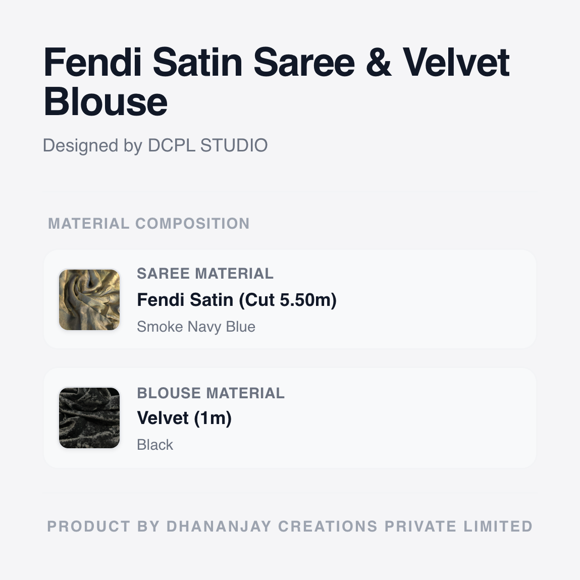 Gold Fandy Saree with Velvet Blouse | Elegant Festive Saree with Rich Traditional Glow
