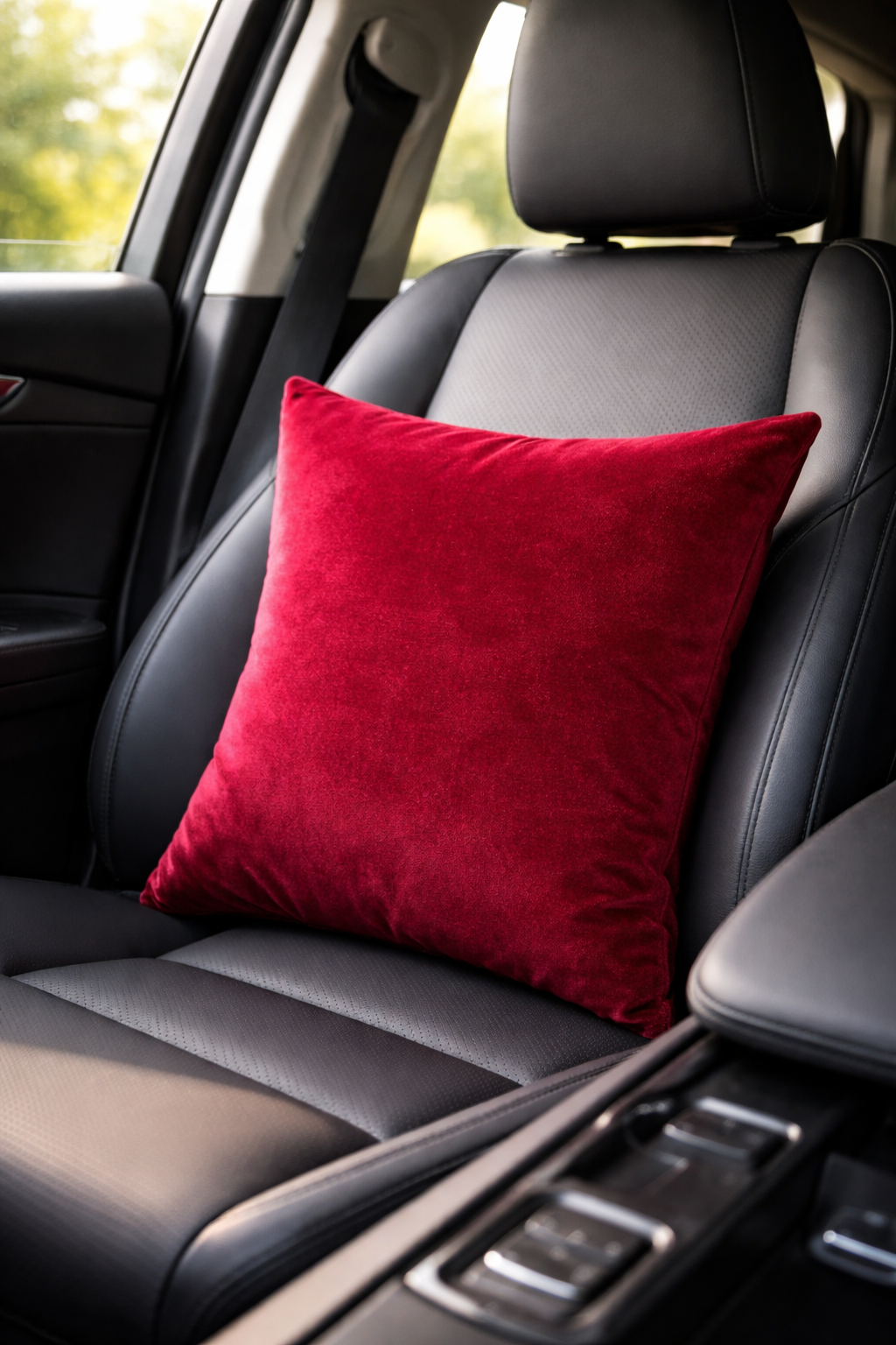 Rani Pink Plain Velvet Cushion for Sofa | Soft Premium Velvet Cushion Home Decor