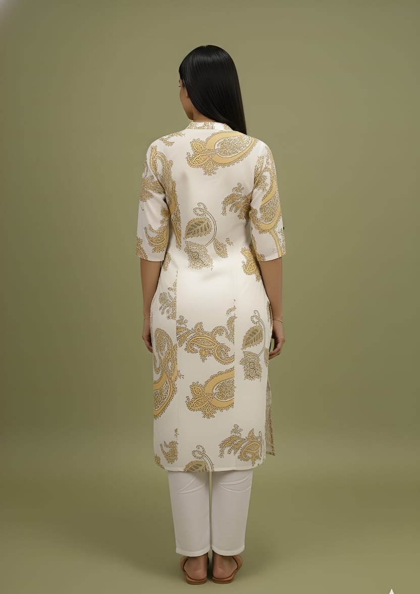 Stylish Polyrayon Digital Print Coord Set for Women