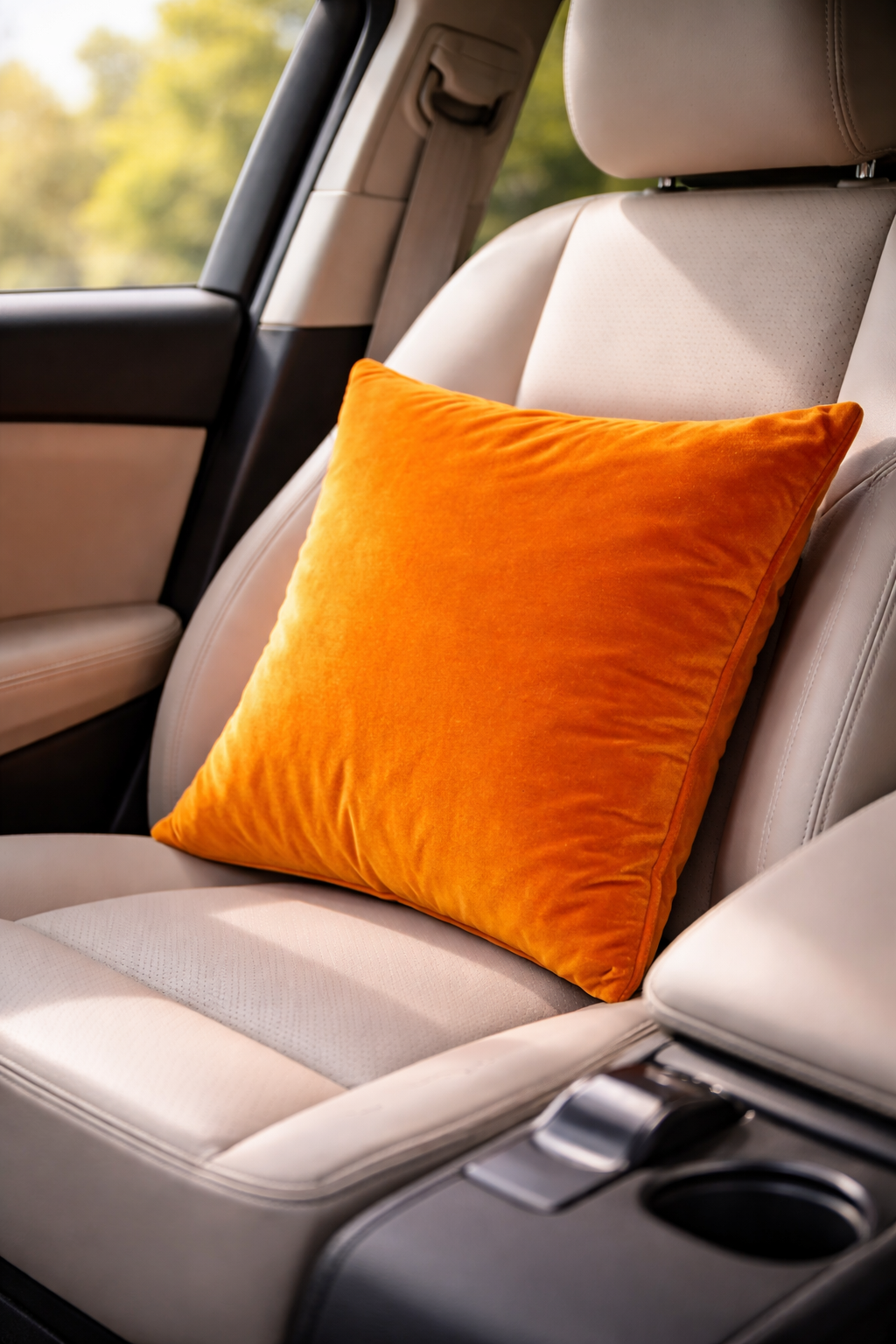 Yellow Plain Velvet Cushion for Sofa | Soft Premium Velvet Cushion Home Decor