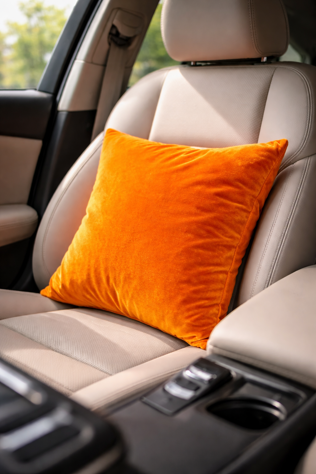 Yellow Plain Velvet Cushion for Sofa | Soft Premium Velvet Cushion Home Decor